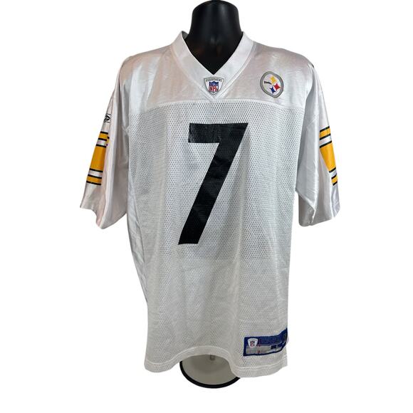 Pittsburgh Steelers Ben Roethlisberger # 7 Men’s NFL Jersey, Large - Picture 2 of 6